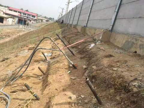 白山基础下沉注浆加固